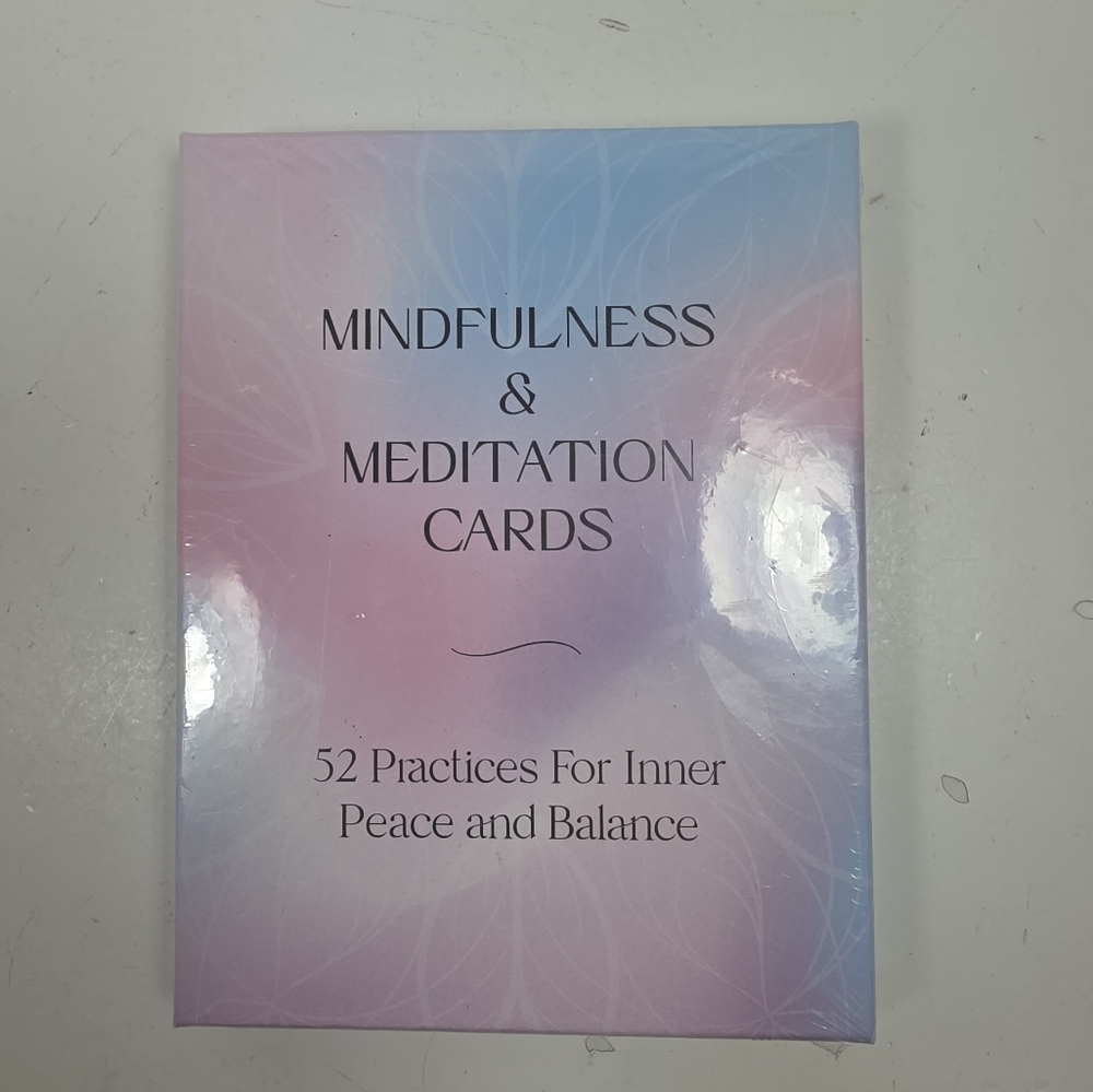 Mindfulness & Meditation Cards - Pastel Pink and Blue Deck